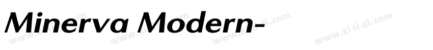 Minerva Modern字体转换